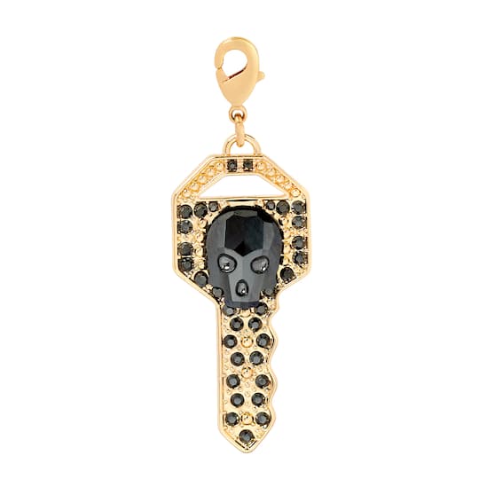 Skull Key Austrian Crystal Charm by Bead Landing™